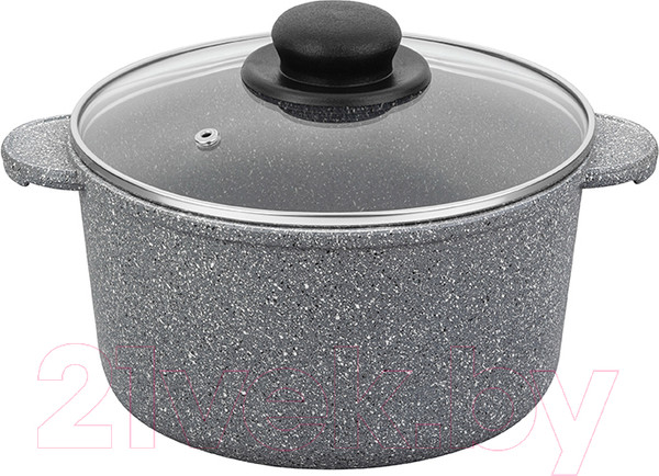 Изображение товара Кастрюля Elan Gallery Гармония вкуса / 120558 (серый мрамор)
