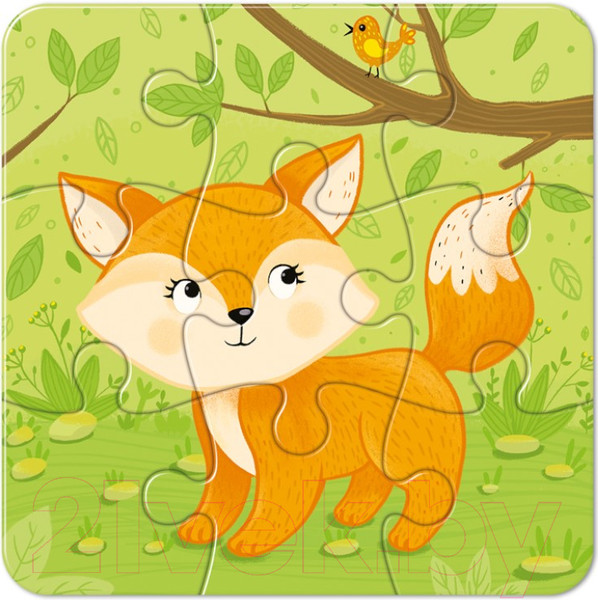 Изображение товара Развивающая игра Baby Toys First Puzzle Лисичка / 04152 (9эл)