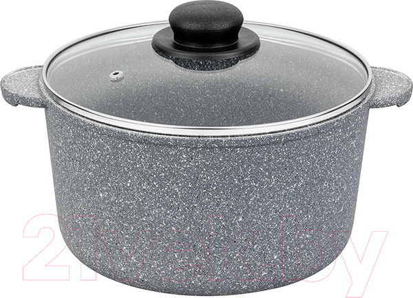 Изображение товара Кастрюля Elan Gallery Гармония вкуса / 120560 (серый мрамор)