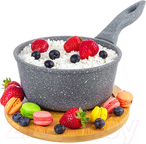 Изображение товара Ковш Elan Gallery Гармония вкуса / 120562 (серый мрамор)