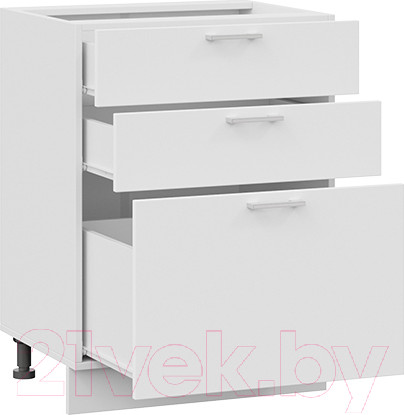 Изображение товара Шкаф-стол кухонный ТриЯ Габриэлла 1Н6Я3 (белый/сноу)