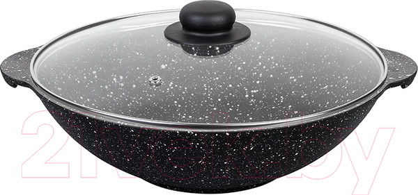 Изображение товара Вок Elan Gallery Гармония вкуса / 120144 (черный мрамор)