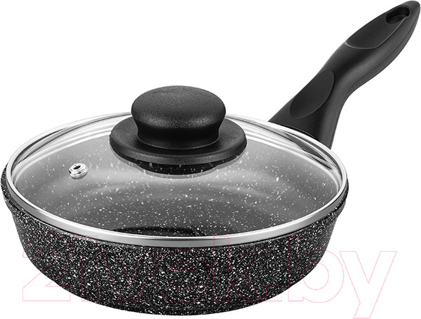 Изображение товара Сковорода Elan Gallery Гармония вкуса / 120274 (черный мрамор)