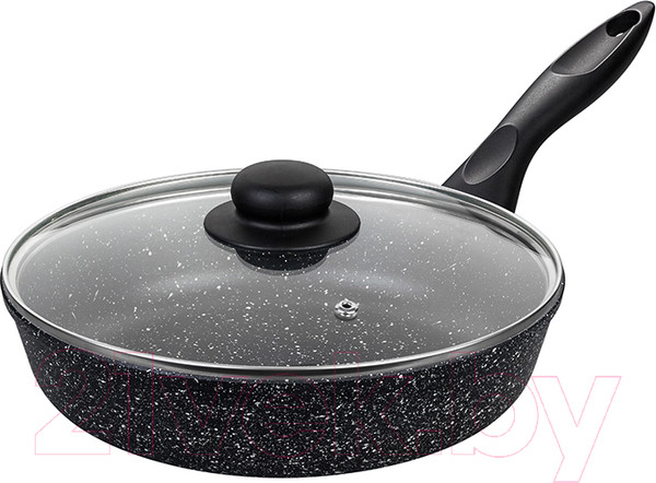 Изображение товара Сковорода Elan Gallery Гармония вкуса / 120135 (черный мрамор)
