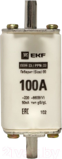 Изображение товара Предохранитель плавкий EKF PROxima fus-33/160/100