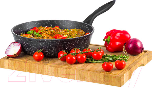 Изображение товара Сковорода Elan Gallery Гармония вкуса / 120137 (черный мрамор)