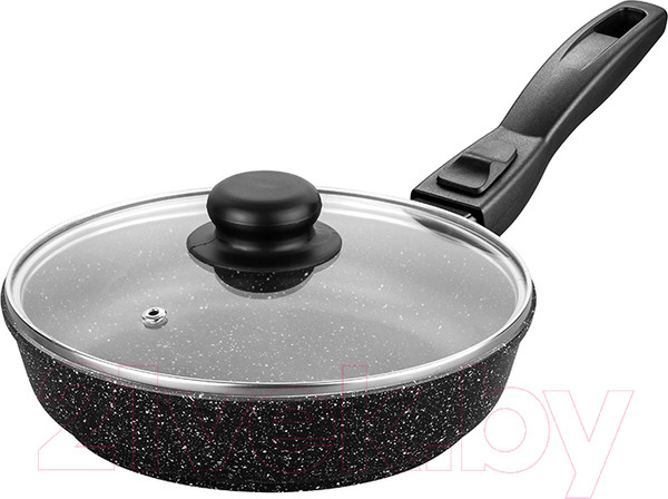 Изображение товара Сковорода Elan Gallery Гармония вкуса / 120220 (черный мрамор)