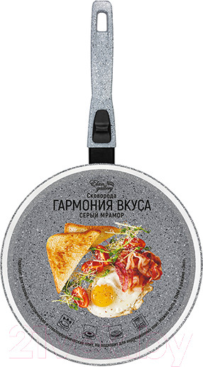 Изображение товара Сковорода Elan Gallery Гармония вкуса / 120587 (серый мрамор)
