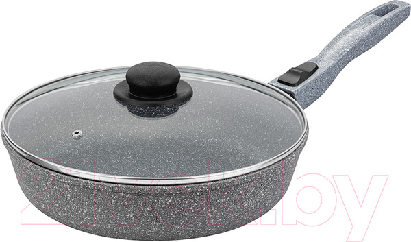 Изображение товара Сковорода Elan Gallery Гармония вкуса / 120593 (серый мрамор)