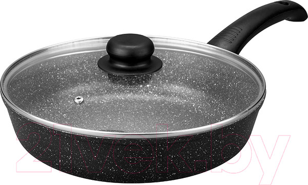 Изображение товара Сковорода Elan Gallery Гармония вкуса / 120243 (черный мрамор)