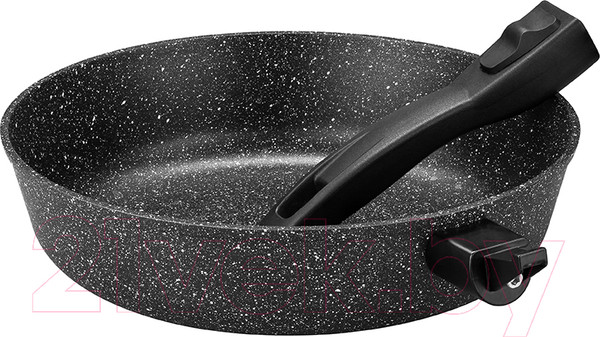 Изображение товара Сковорода Elan Gallery Гармония вкуса / 120251 (черный мрамор)