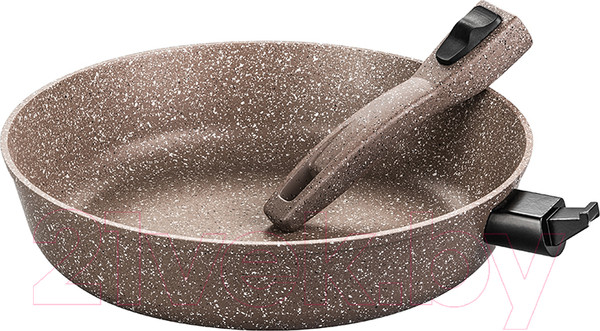 Изображение товара Сковорода Elan Gallery Гармония вкуса / 120428 (коричневый мрамор)