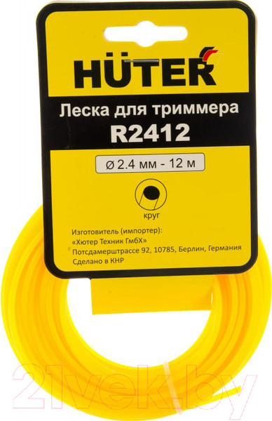 Изображение товара Леска для триммера Huter R2412 Круг (71/2/11)