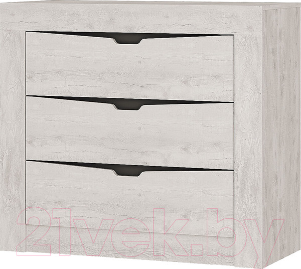 Изображение товара Комод BTS Леонардо КМ-13 (бетон пайн светлый/графит)