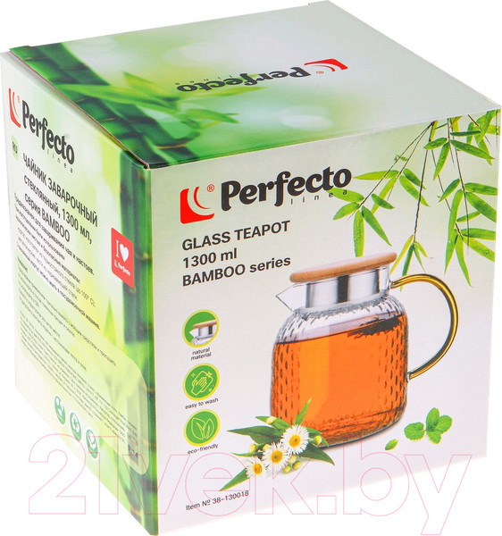 Изображение товара Заварочный чайник Perfecto Linea Bamboo 38-130018