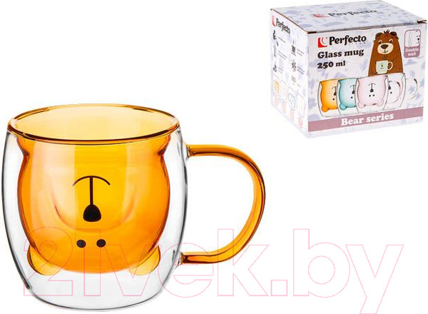 Изображение товара Кружка Perfecto Linea Bear 30-125203 (оранжевый)