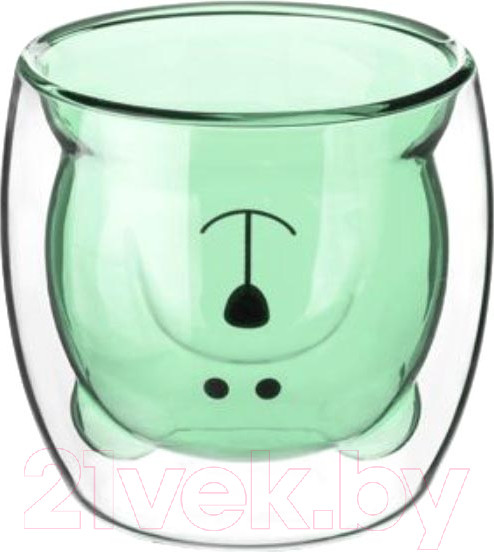 Изображение товара Стакан для горячих напитков Perfecto Linea Bear 30-125003 (зеленый)