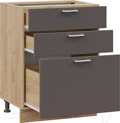 Изображение товара Шкаф-стол кухонный ТриЯ Габриэлла 1Н6Я3 (дуб крафт золотой/муссон)