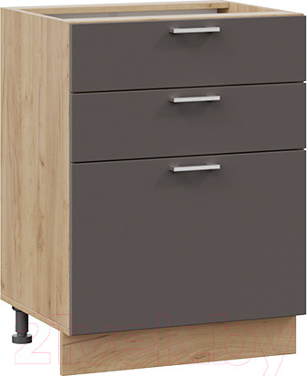 Изображение товара Шкаф-стол кухонный ТриЯ Габриэлла 1Н6Я3 (дуб крафт золотой/муссон)