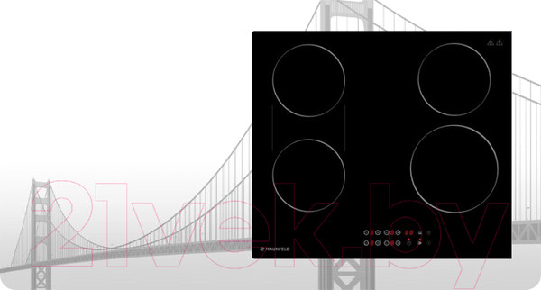 Изображение товара Электрическая варочная панель Maunfeld CVCE.594-BDBK