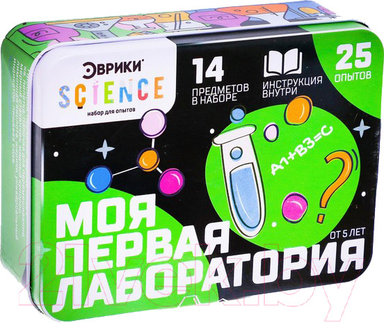 Изображение товара Набор для опытов Эврики Моя первая лаборатория / 7551088