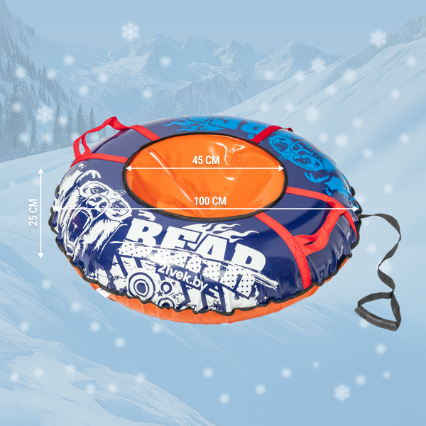 Изображение товара Тюбинг-ватрушка 21vek Bear / ТВ100