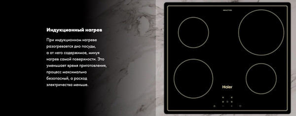 Изображение товара Индукционная варочная панель Haier HHX-Y64ATB