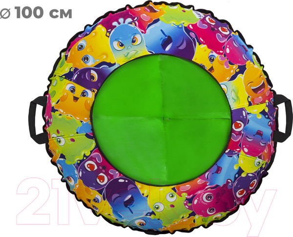 Изображение товара Тюбинг-ватрушка Тяни-Толкай 1000мм Slime (оксфорд, Норм)