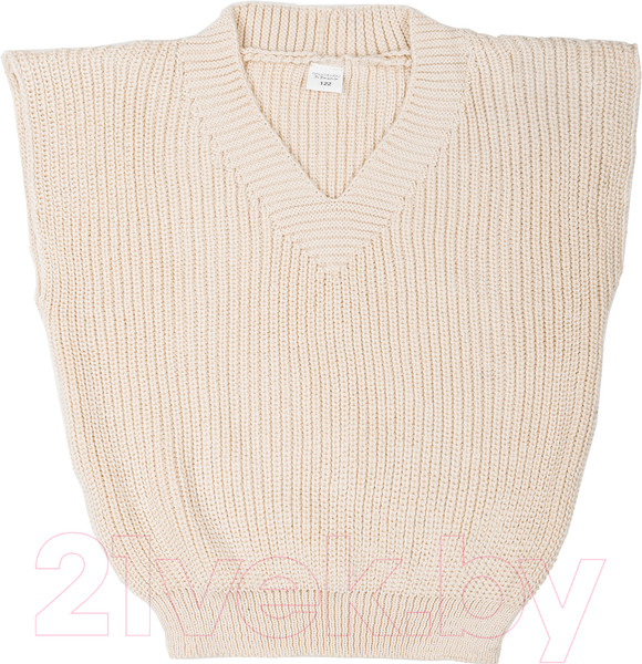 Изображение товара Жилет детский Amarobaby Knit / AB-OD21-KNIT10/33-140 (молочный, р. 140)