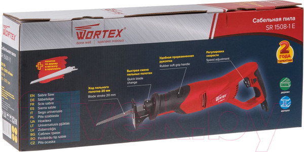 Изображение товара Сабельная пила Wortex SR 1508-1 E / 0325118