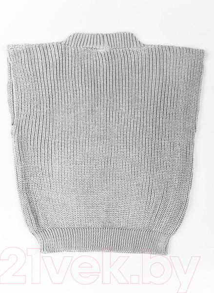 Изображение товара Жилет детский Amarobaby Knit / AB-OD21-KNIT10/11-140 (серый, р. 140)
