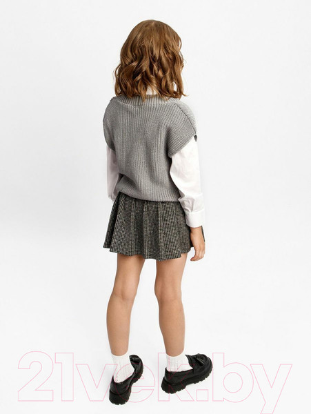 Изображение товара Жилет детский Amarobaby Knit / AB-OD21-KNIT10/11-140 (серый, р. 140)