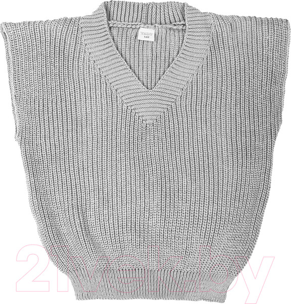 Изображение товара Жилет детский Amarobaby Knit / AB-OD21-KNIT10/11-140 (серый, р. 140)