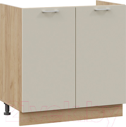 Изображение товара Шкаф под мойку ТриЯ Габриэлла 1Н8М (дуб крафт золотой/крем)
