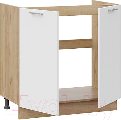 Изображение товара Шкаф под мойку ТриЯ Габриэлла 1Н8М (дуб крафт золотой/сноу)