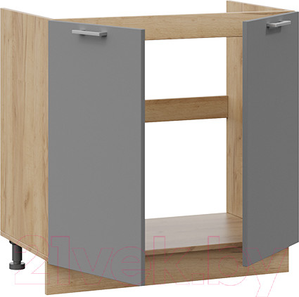 Изображение товара Шкаф под мойку ТриЯ Габриэлла 1Н8М (дуб крафт золотой/титан)