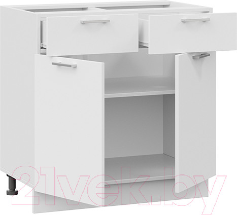 Изображение товара Шкаф-стол кухонный ТриЯ Габриэлла 1Н8Я1 (белый/сноу)