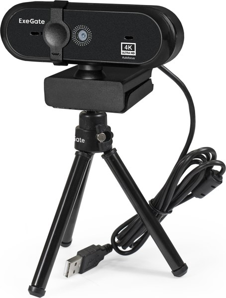Изображение товара Веб-камера ExeGate Stream HD 4000 4K UHD T-Tripod / EX287383RUS