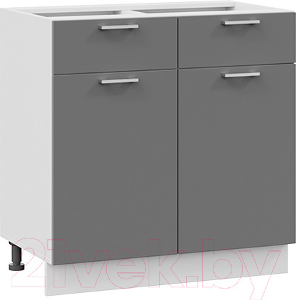 Изображение товара Шкаф-стол кухонный ТриЯ Габриэлла 1Н8Я1 (белый/титан)