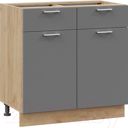 Изображение товара Шкаф-стол кухонный ТриЯ Габриэлла 1Н8Я1 (дуб крафт золотой/титан)