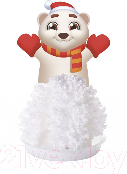 Изображение товара Набор для выращивания кристаллов Lori Фигурка Белый мишка / Крф-026