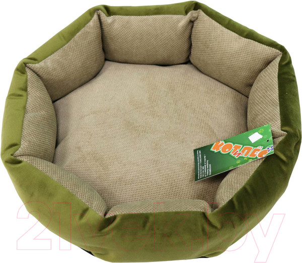 Изображение товара Лежанка для животных Кот и Пёс Нюша №1 (зеленый)
