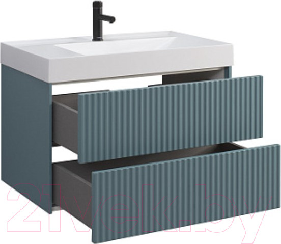 Изображение товара Тумба под умывальник Belux Сиртаки НП 85-02 (179, голубой малахит матовый)