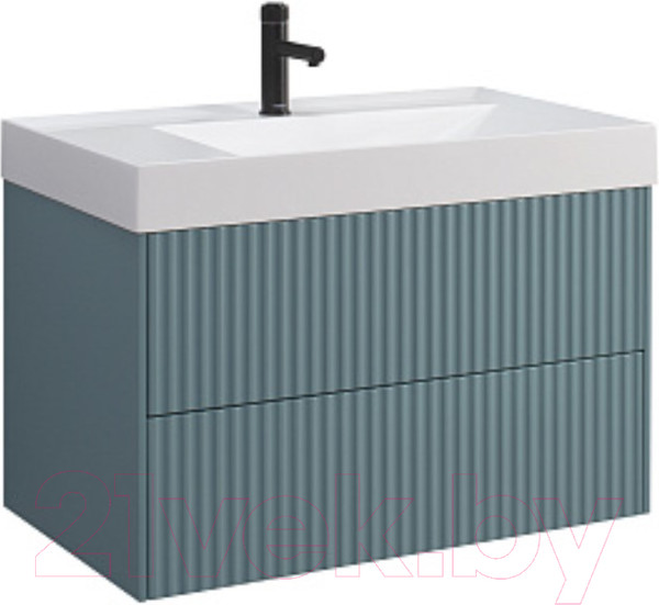 Изображение товара Тумба под умывальник Belux Сиртаки НП 85-02 (179, голубой малахит матовый)