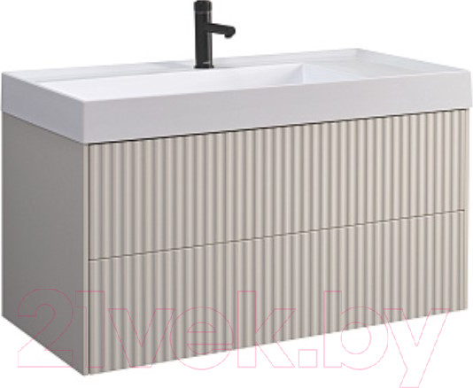 Изображение товара Тумба под умывальник Belux Сиртаки НП 100-02 (180, светлый миндаль матовый)