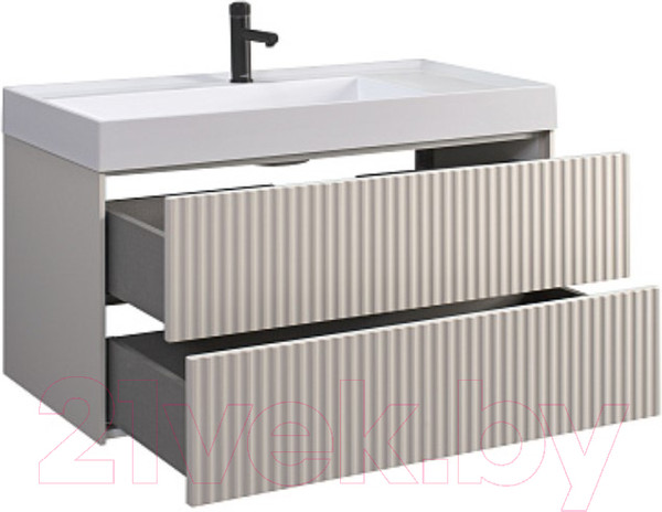 Изображение товара Тумба под умывальник Belux Сиртаки НП 100-02 (180, светлый миндаль матовый)
