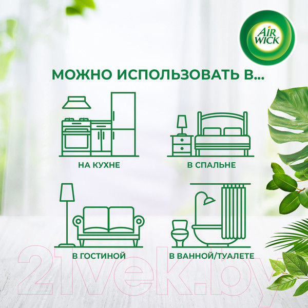 Изображение товара Сменный блок для освежителя воздуха Air Wick Freshmatic Refill Summer Delight Райский десерт (250мл)