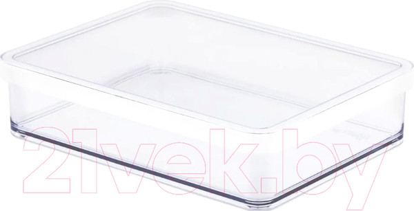 Изображение товара Емкость для хранения Rotho Loft Premium / 1160990000 (прозрачный/белый)