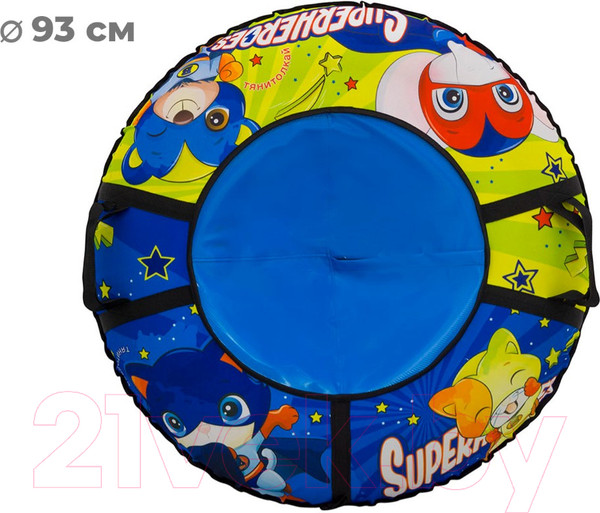 Изображение товара Тюбинг-ватрушка Тяни-Толкай 930мм Superheroes (оксфорд, Норм)
