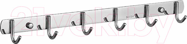 Изображение товара Крючок для ванной Frud R201-6 (хром)